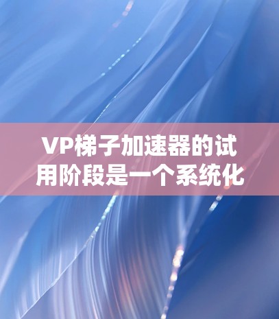 VP梯子加速器的试用阶段是一个系统化的评估过程，旨在全面评估其性能和可靠性。以下是试用阶段的详细说明